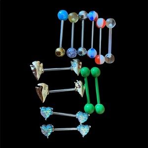 NEW Tongue Barbells and Nipple Barbells